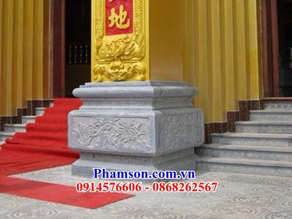08 Chân cột nhà thờ bằng đá tự nhiên nguyên khối thiết kế phong thủy tại Đà Nẵng