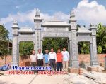 15 Cổng nhà thờ bằng đá khối Ninh Bình hoa văn sắc xảo tại Khánh Hòa