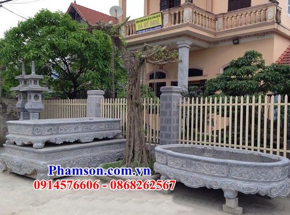29 chậu trồng cây kiểng bằng đá mỹ nghệ Ninh Bình giá rẻ tại Bình Định