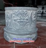 33 Bát hương nhà thờ bằng đá khối thanh hóa chạm khắc hoa văn tinh xảo bán tại Bắc Ninh