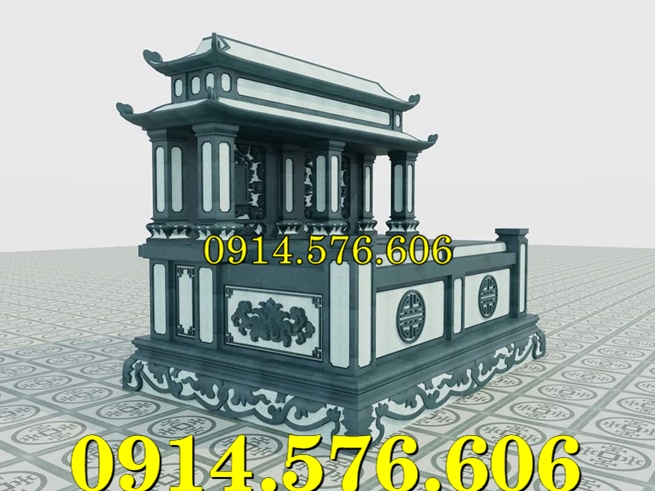 Mộ Đôi Bằng Đá Tự Nhiên Nguyên Khối Bán Thái Bình