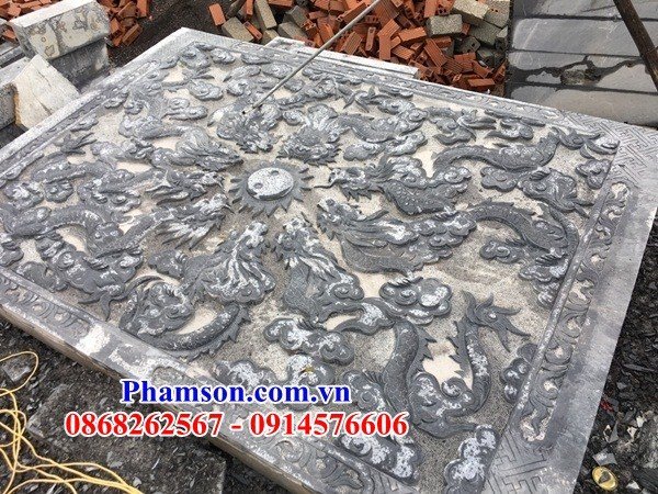 03 mẫu chiếu rồng đá phong thủy đình đền chùa giá rẻ được ưa chuộng nhất tại Hà Nam