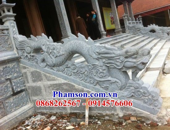 12 rồng đá bậc thềm nhà thờ họ tại Nghệ An