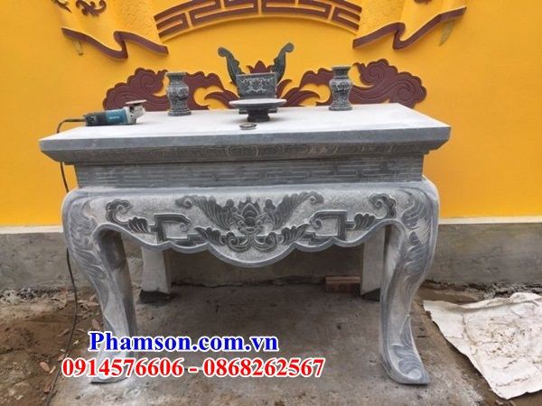 40 mẫu bàn đặt lễ ngoài sân đình đền chùa miếu bằng đá mỹ nghệ Ninh Bình tại hà tĩnh