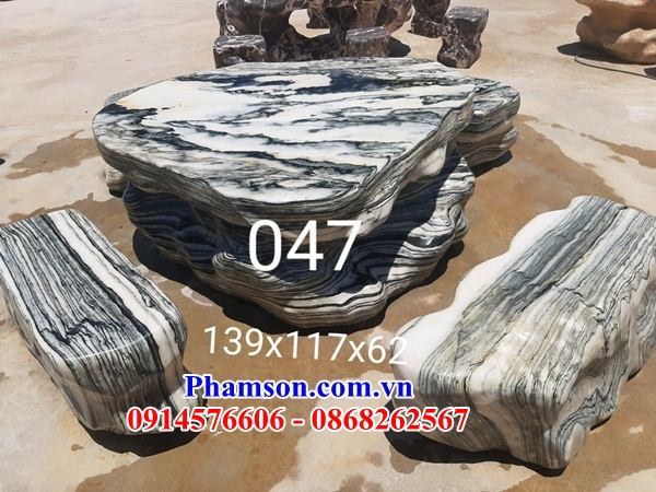 43 bộ bàn ghế bằng đá cẩm thạch tự nhiên giá rẻ được ưa chuộng nhất tại đồng nai