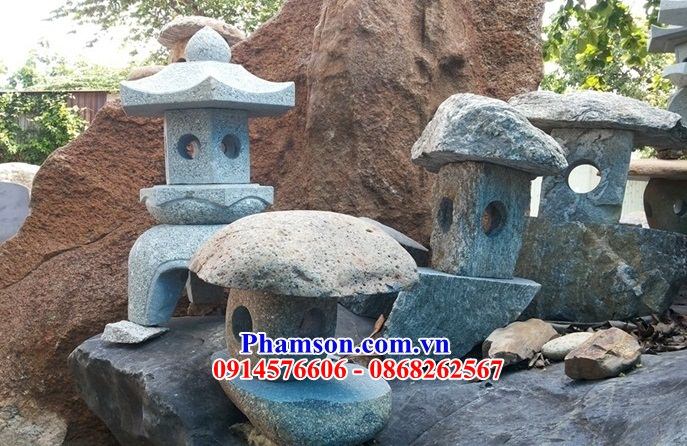 50 cột đèn bằng đá tự nhiên nguyên khối tại bình phước