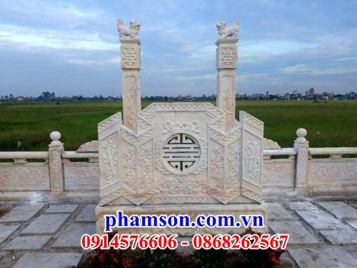 60 kích thước bình phong đình đền chùa miếu nhà thờ bằng đá thiết kế đẹp tại đà nẵng