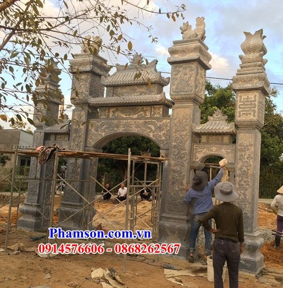 61 bán cổng nhà thờ họ bằng đá mỹ nghệ Ninh Bình tại kiên giang