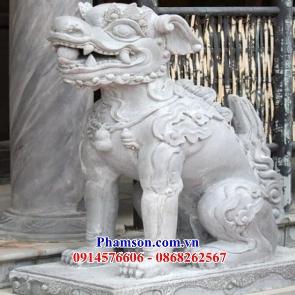 01 nghê phong thủy bằng đá đẹp bán tại Bắc Ninh