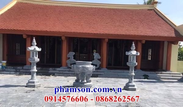 02 lư hương cắm nhang đình chùa bằng đá giá rẻ được ưa chuộng nhất