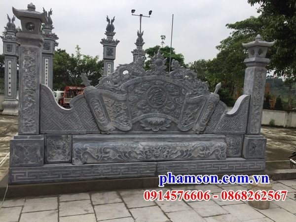 03 bức bình phong bằng đá xanh thanh hóa đẹp kích thước chuẩn phong thủy