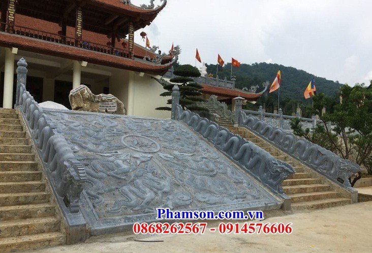 16 chiếu rồng đá đình chùa miếu kích thước chuẩn phong thủy tại Thừa Thiên Huế