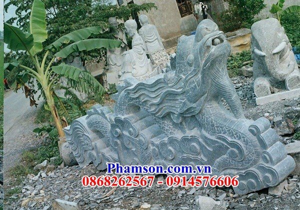 26 mẫu rồng bậc thềm đình chùa miếu bằng đá mỹ nghệ cao cấp đẹp nhất tại Hậu Giang