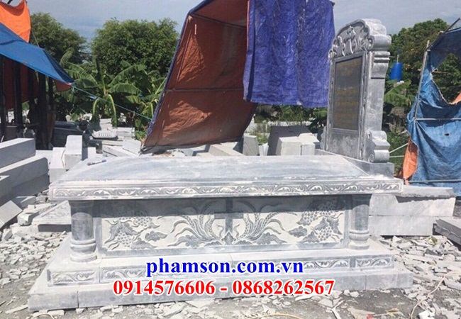 28 mẫu lăng mộ đơn giản không mái bằng đá mỹ nghệ Ninh Bình bán sẵn tại thừa thiên huế
