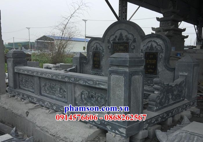 28 mẫu lăng mộ đơn giản thờ ông bà cha mẹ anh em không mái bằng đá mỹ nghệ Ninh Bình bán sẵn tại thừa thiên huế