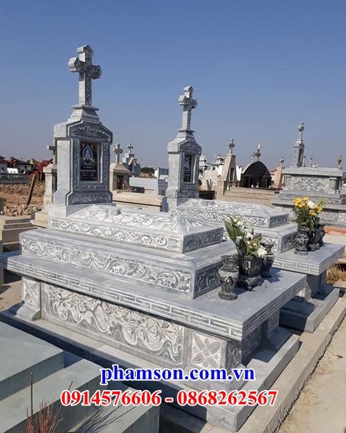40 lăng mộ công giáo đạo thiên chúa không mái đẹp bằng đá mỹ nghệ Ninh Bình tại đắk nông