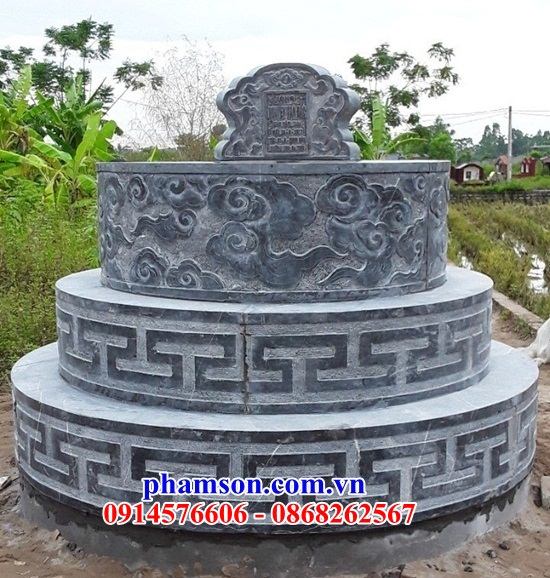 56 mẫu mộ tròn bằng đá xanh tự nhiên nguyên khối đẹp thiết kế theo phong thủy tại thừa thiên huế
