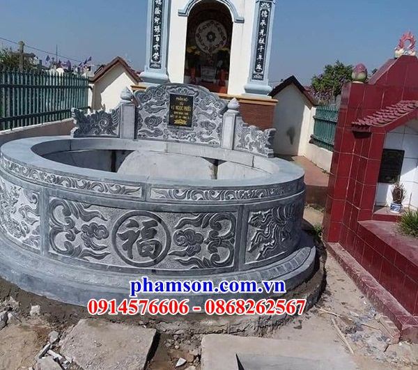 57 thiết kế mẫu mộ tròn bằng đá xanh Thanh Hóa đẹp tại đà nẵng