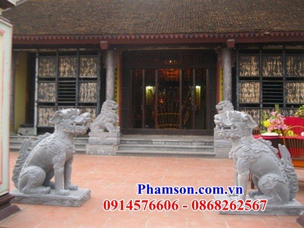 80 mẫu nghê phong thủy canh cổng trấn yểm bằng đá mỹ nghệ Ninh Bình