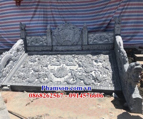 Chiếu rồng khu tưởng niệm đình chùa miếu bằng đá điêu khắc tinh xảo bán tại Tây Ninh