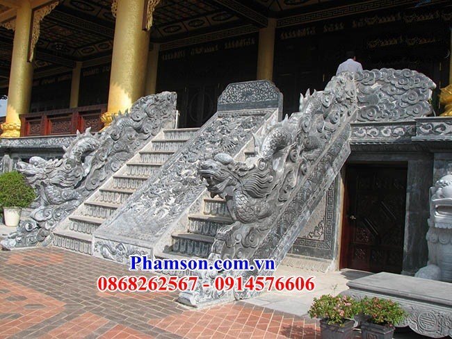 Địa chỉ bán rồng bậc thềm chiếu rồng từ đường gia tộc bằng đá tự nhiên Thanh Hóa tại Bình Phước