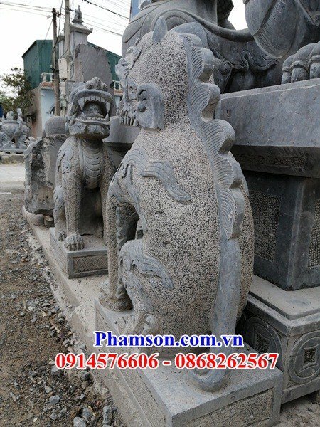Top 10 nghê phong thủy đình chùa từ đường bằng đá nguyên khối Ninh Bình tại Tuyên Quang