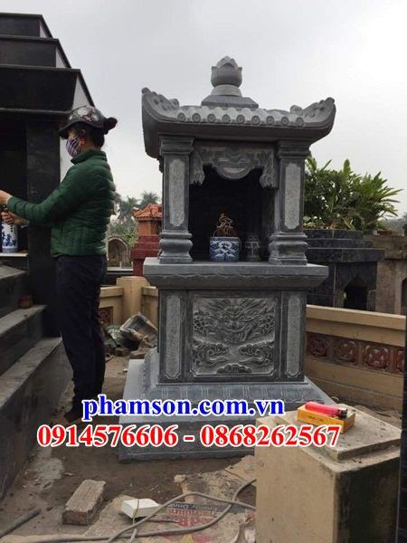 16 xây lăng mộ hai bằng đá thiết kế đơn giản tại Tuyên Quang