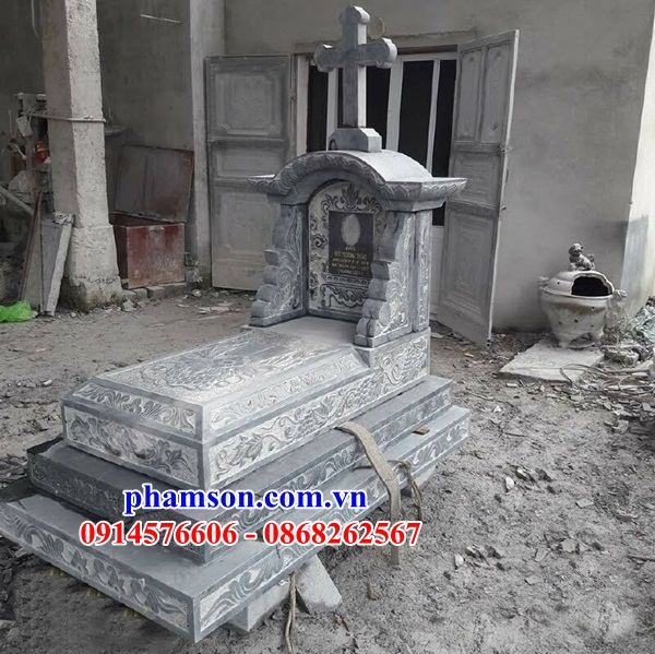 27 lăng mộ đá nguyên khối hai mái bán báo giá toàn quốc tại Nghệ An