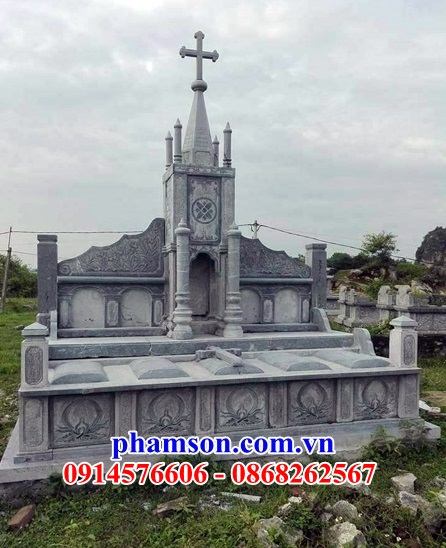46 lăng mộ đá nguyên khối hai mái cất để hũ tro hài cốt hỏa táng tại Đồng Nai