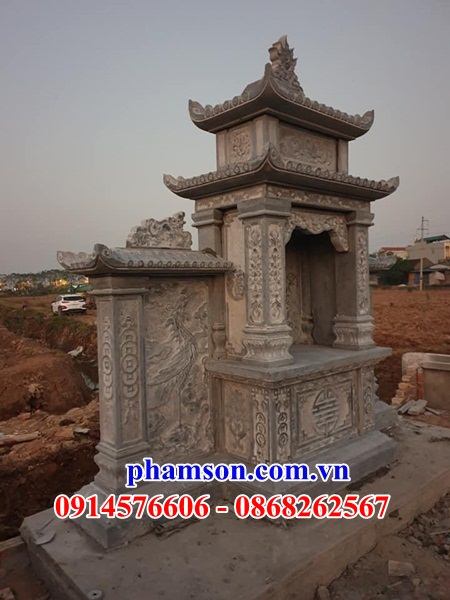 61 xây lăng mộ hai bằng đá kích thước chuẩn phong thủy tại Cao Bằng