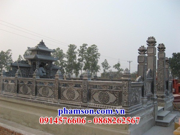 63 khu lăng mộ đẹp hai mái bằng đá bán báo giá toàn quốc tại Ninh Bình