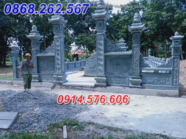 07 mẫu cổng tam quan đẹp 2025