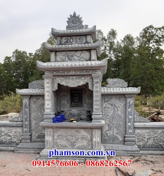 32 lăng mộ đẹp ba mái bằng đá bán báo giá toàn quốc tại Bình Định