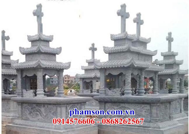 37 mẫu lăng mộ đá có mái che đẹp công giáo tại Kon Tum