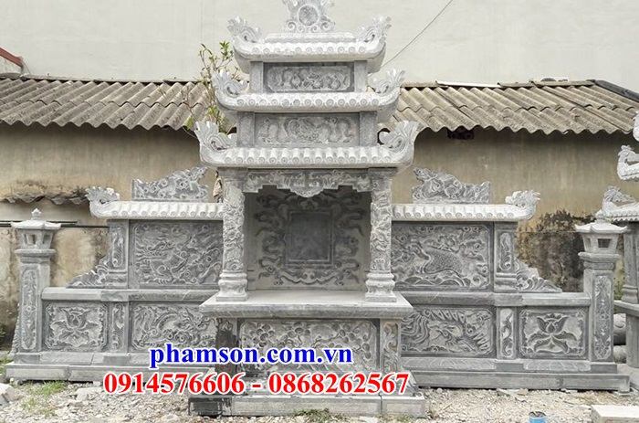 42 mẫu lăng mộ đẹp ba mái chạm khắc hoa văn tinh xảo tại TP Hồ Chí Minh