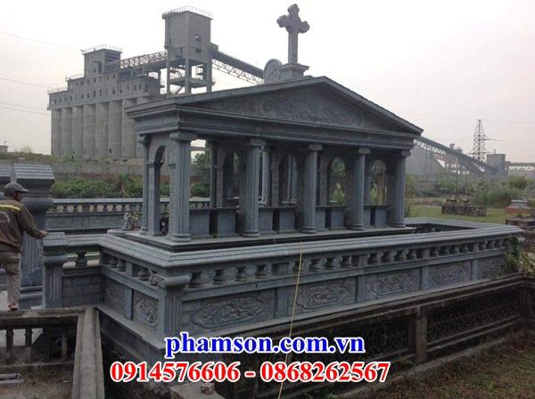64 xây lăng mộ hai bằng đá tự nhiên cao cấp tại Bà Rịa Vũng Tàu