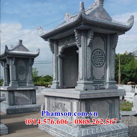 116 Mẫu bàn thờ ông thiên bằng đá đẹp - cây hương đá thờ nghĩa trang lăng mộ
