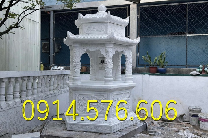 Tháp Để Tro Cốt , Tháp Đựng Tro Cốt, Tháp Để Tro Cốt Nhỏ , Tháp Phật Giáo, Bảo Tháp Phật Giáo ,Tháp Lục Giác , Tháp Bát Giác, Tháp Lưu Giữ Tro Cốt, Tháp Đá Trắng Vàng Xanh