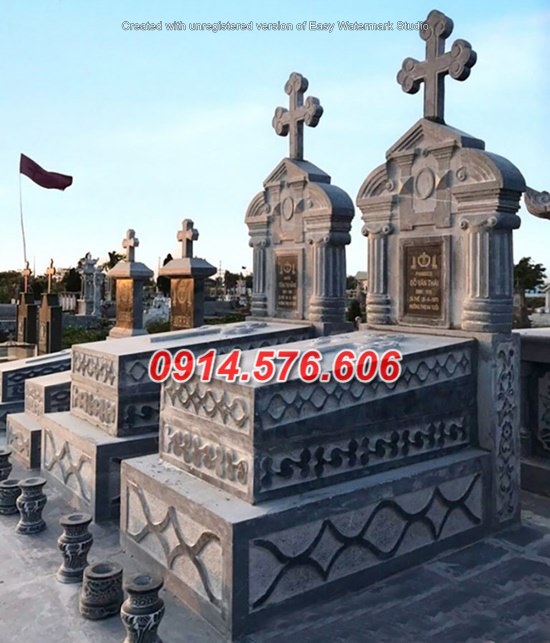 20+ Mẫu mộ đá tro hài cốt đạo công giáo thiên chúa hiện đại đẹp bán bến tre