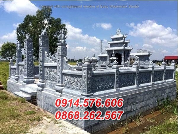 02+ mẫu lăng mộ đá xanh đẹp bán bắc giang