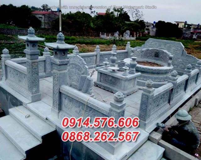 Quảng ninh 44+ mẫu mộ đá gia đình ông bà bố mẹ đẹp bán lăng mộ