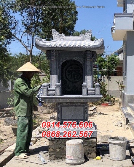 mẫu 12+ miếu thờ đá đẹp bán hoà bình - am thờ