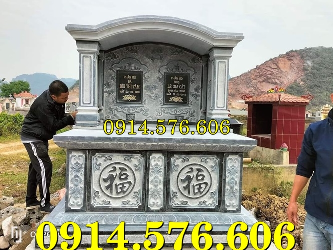 Mộ Đôi Bằng Đá Nguyên Khối Bán Quảng Ninh