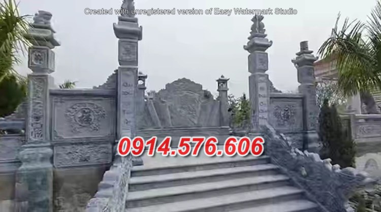 124 cổng đền miếu bằng đá đẹp ninh thuận 