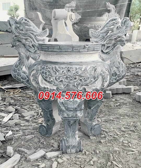 10+ mẫu đỉnh hương đá xanh cao cấp đẹp bán kon tum