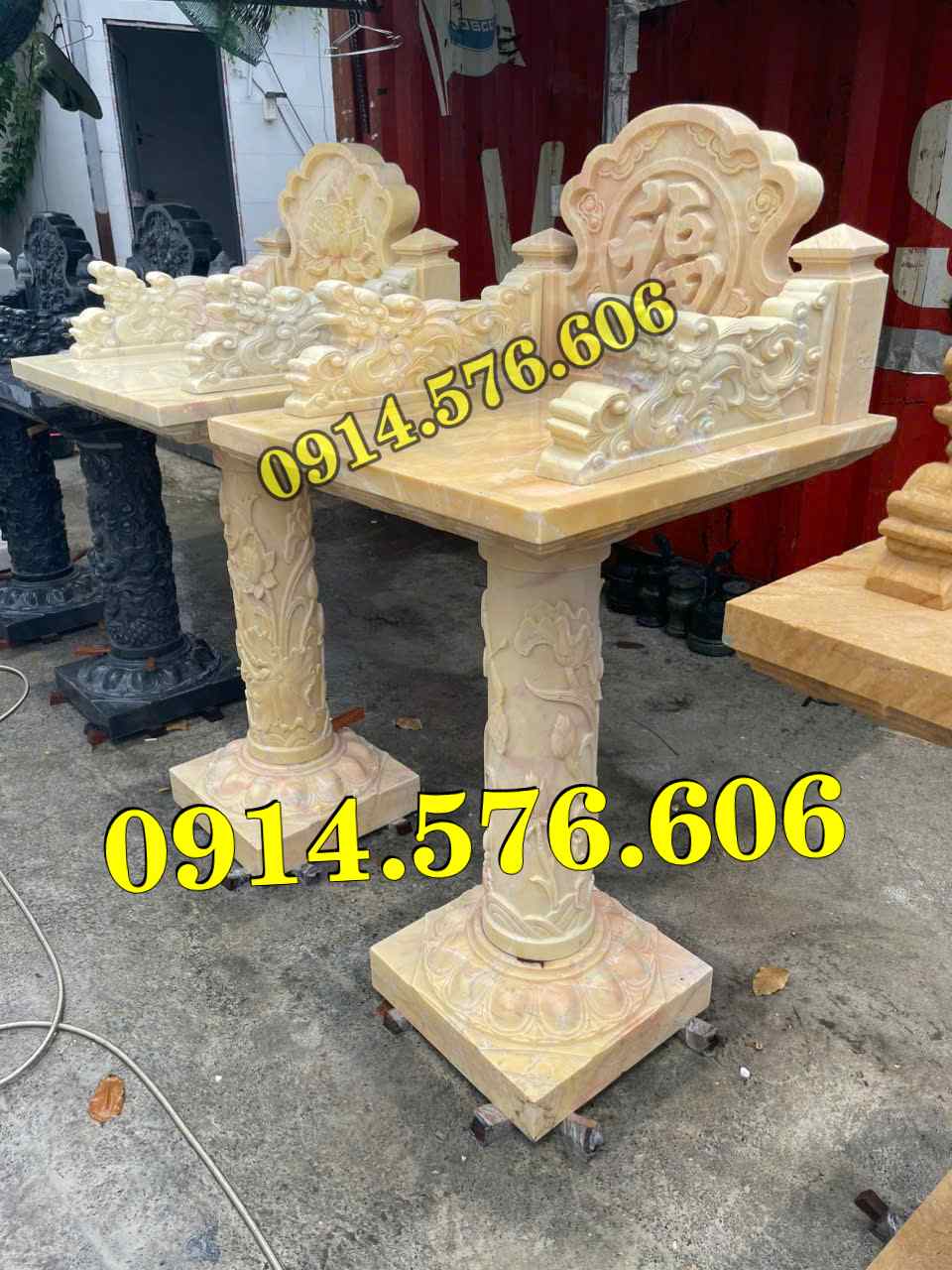 Ý nghĩa Cột Thiên Đài Thờ Bằng Đá Nguyên Khối bán Bình Thủy
