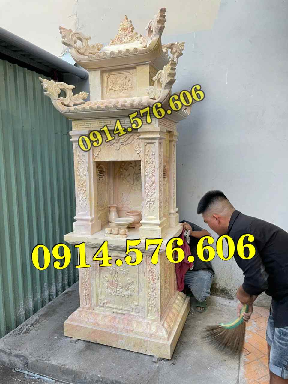 Vị trí phong thủy khi lắp đặt Củng Thờ Đá Bán Tiền Giang