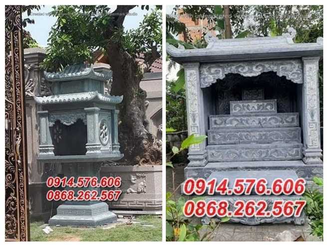 Ninh bình 83 miếu thờ bằng đá đẹp lăng mộ nghĩa trang nhà mồ