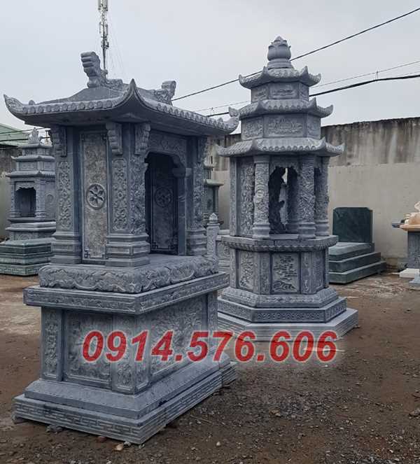 Trà vinh 006 mộ tháp đá để thờ lưu giũ hũ bìn tro cốt đẹp bán