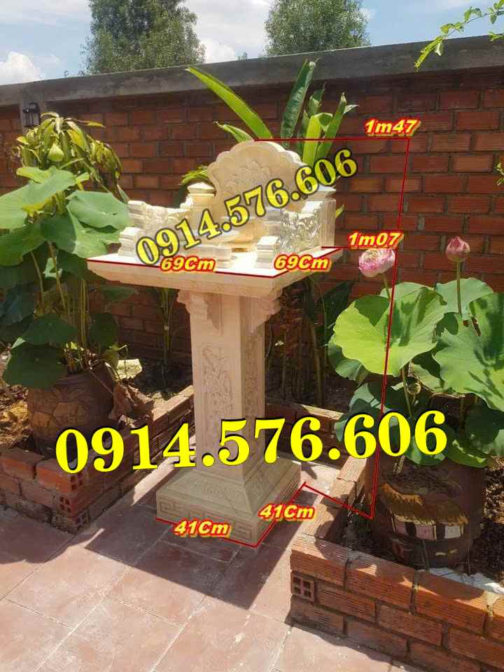 21~ Kích Thước Bàn Thờ Thiên Đá Phong Thuỷ Đẹp